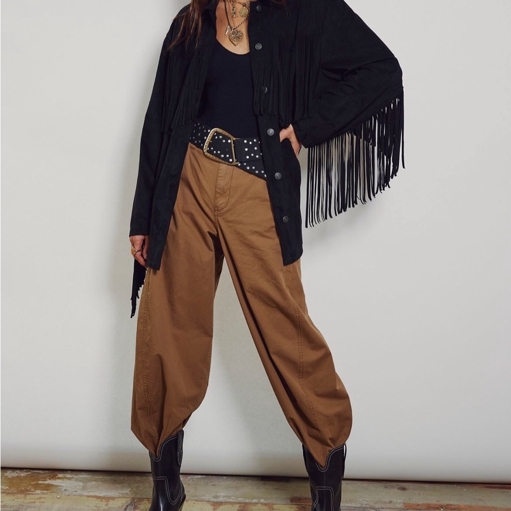 free people vegan suede jacket nwt